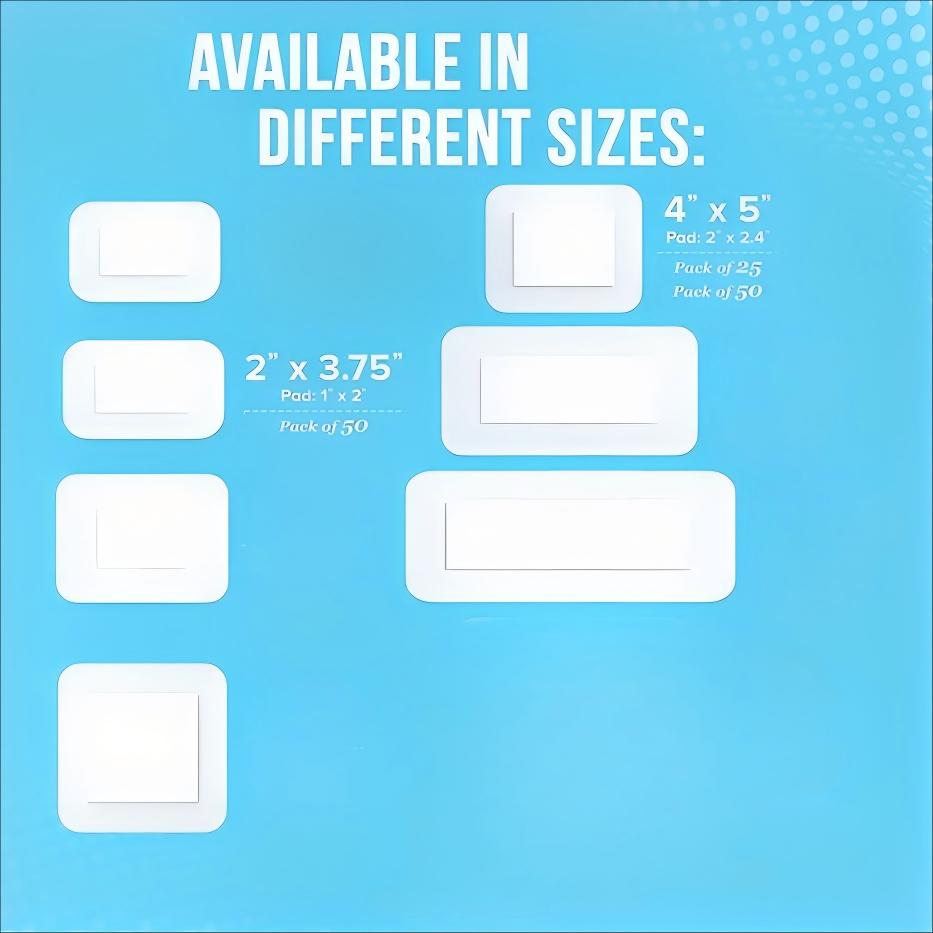 White Non-woven Adhesive Dressing - Image 5